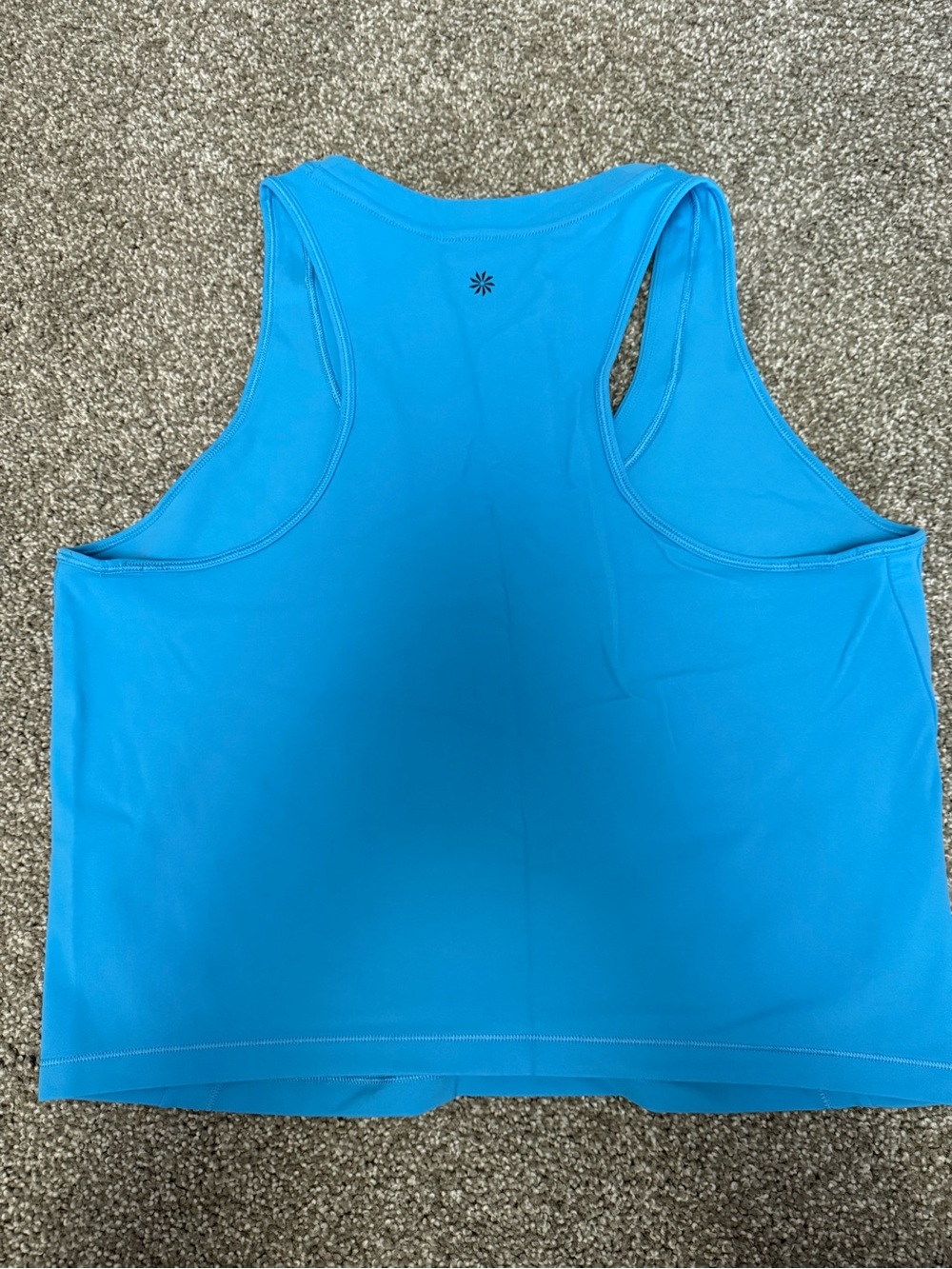 Athleta Bright Blue Racerback Performance Tank - Picture 2 of 3